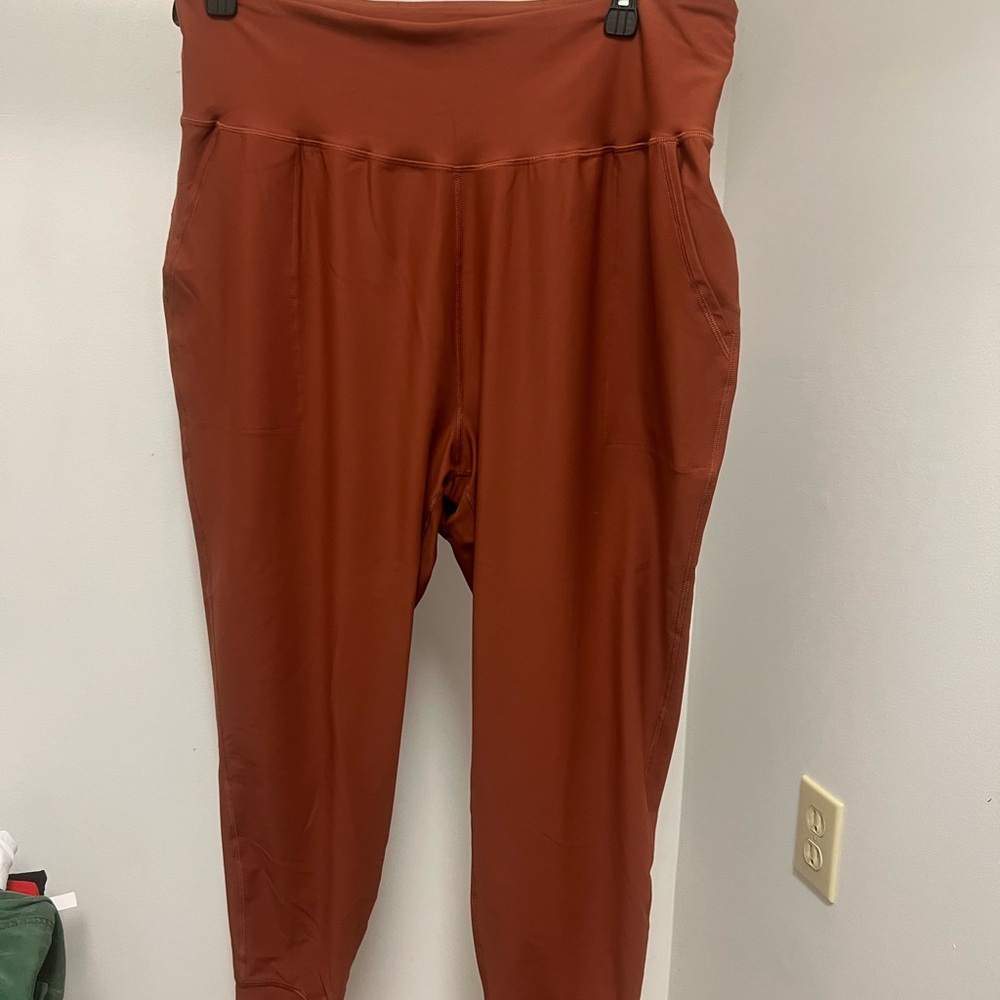 Old Navy Burnt Sienna Jogger Pants Super Stretchy